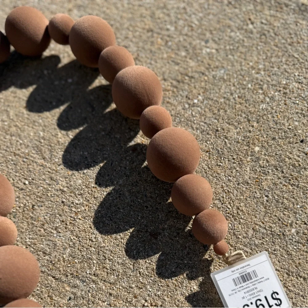 Hobby Lobby Brown Flocked Garland - NWT